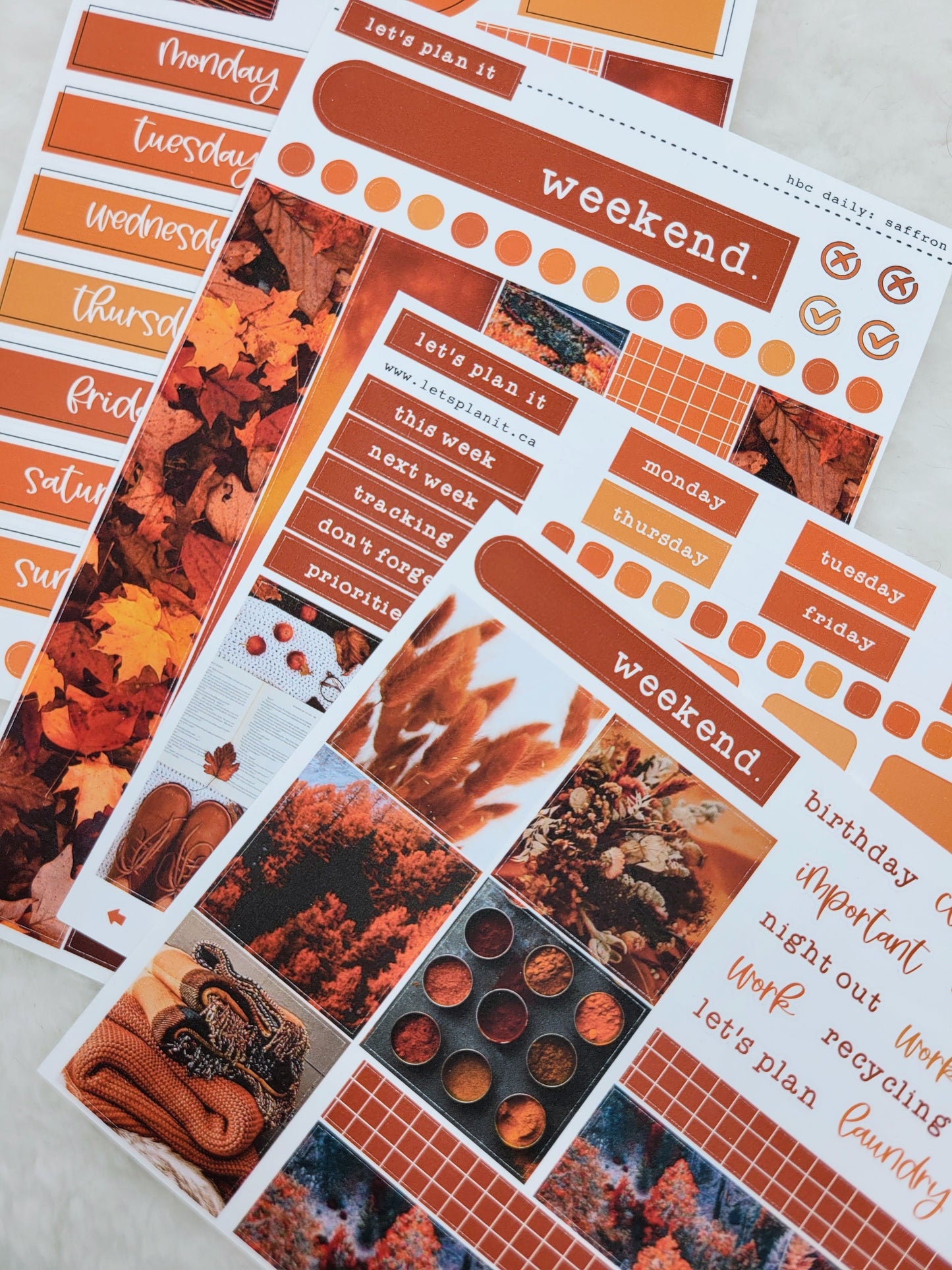 SAFFRON COLLECTION | Weekly Kits