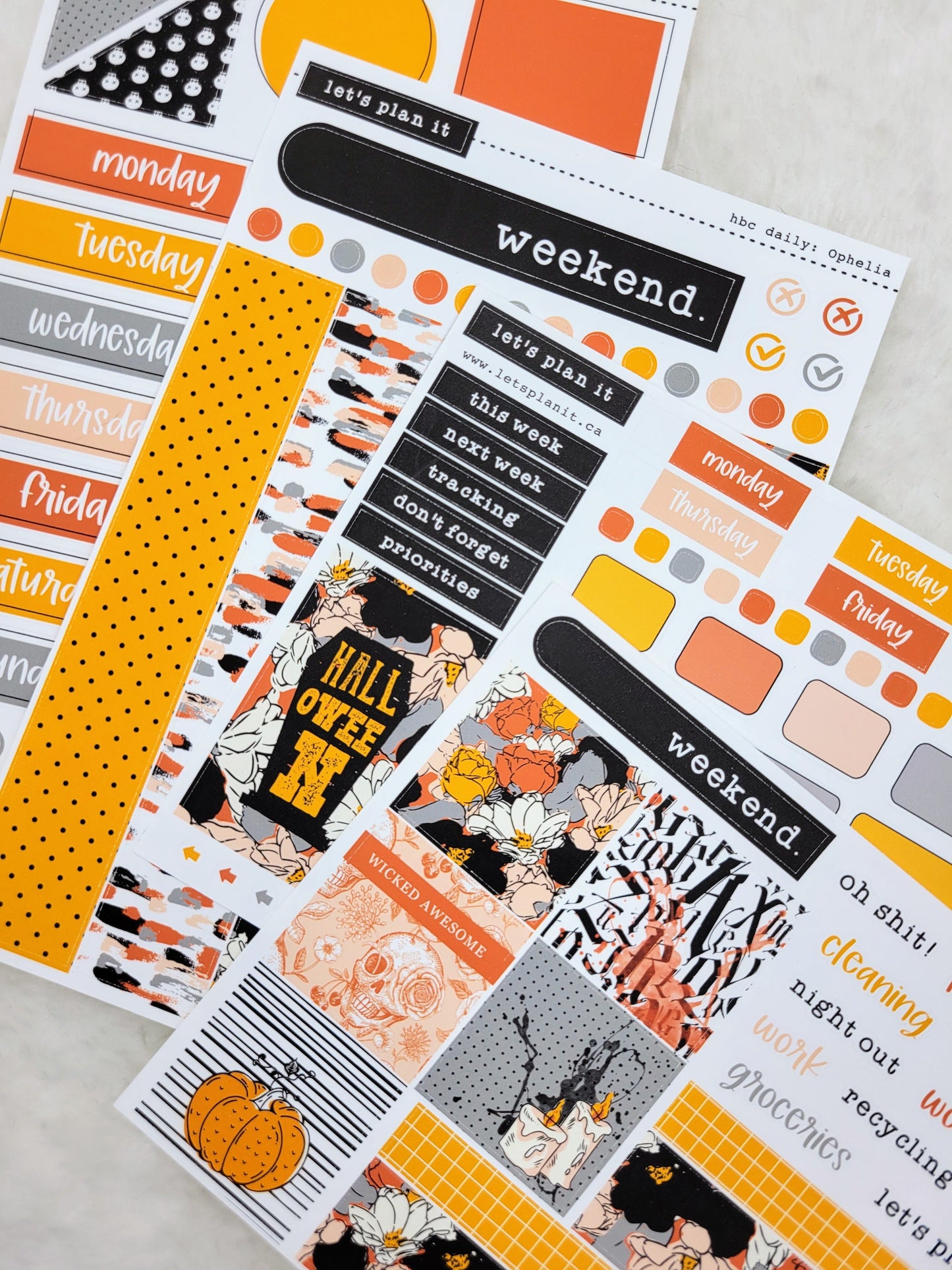OPHELIA COLLECTION | Weekly Kits
