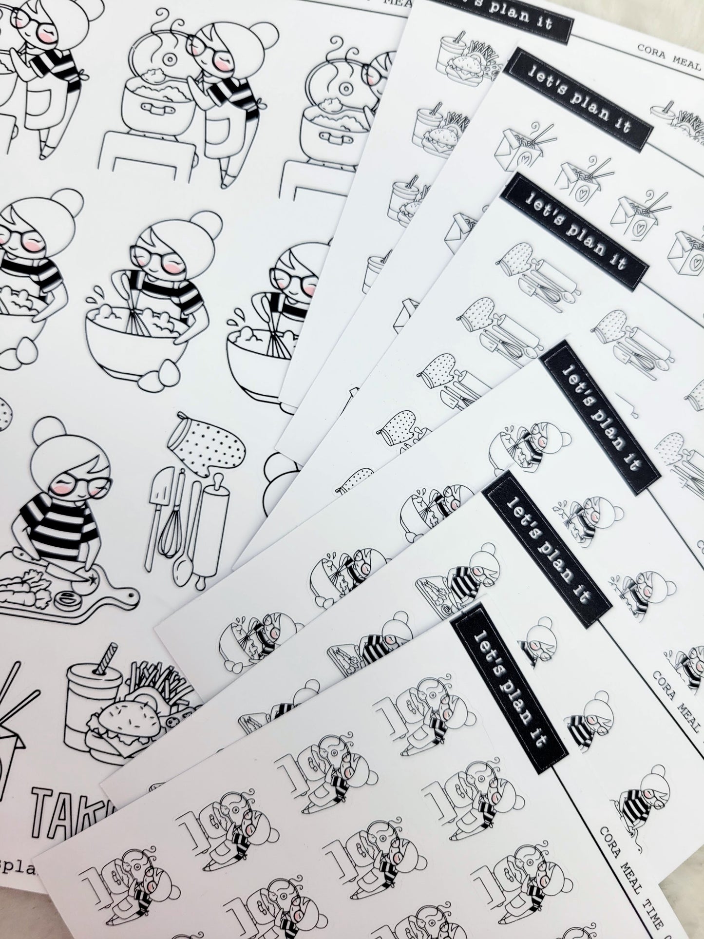 Cora | Meal Time | character stickers