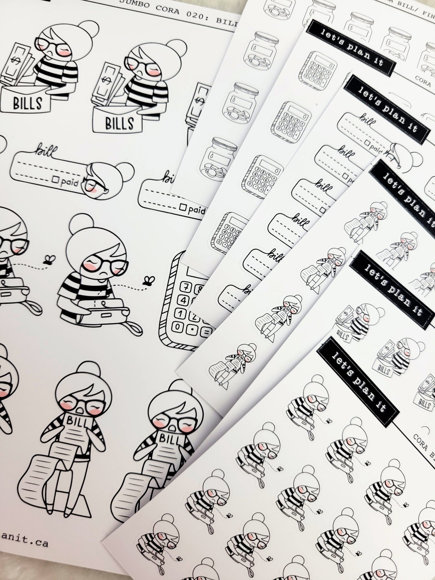 Cora | Bill/ Finance | character stickers