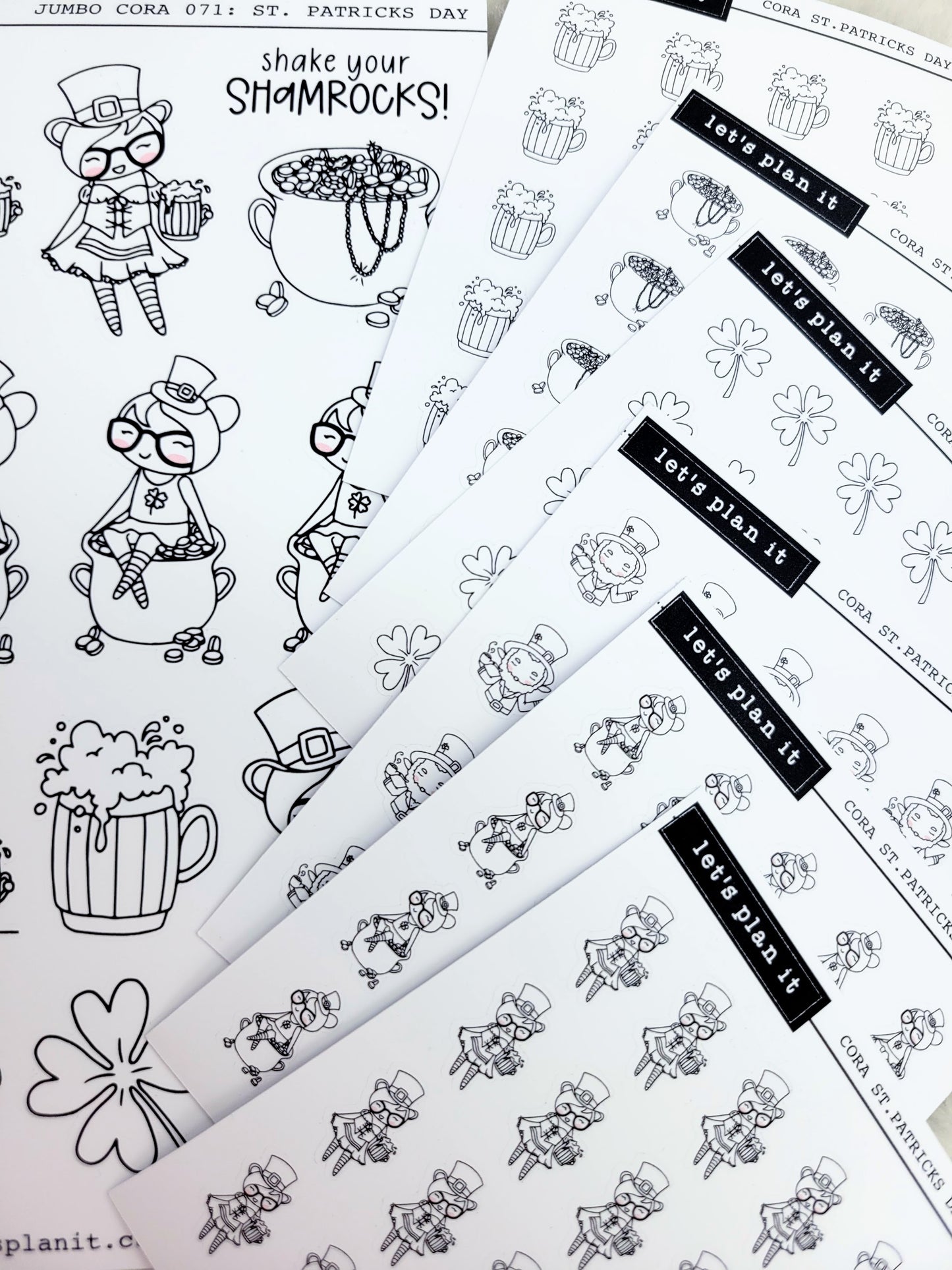 Cora | St. Patricks Day | character stickers