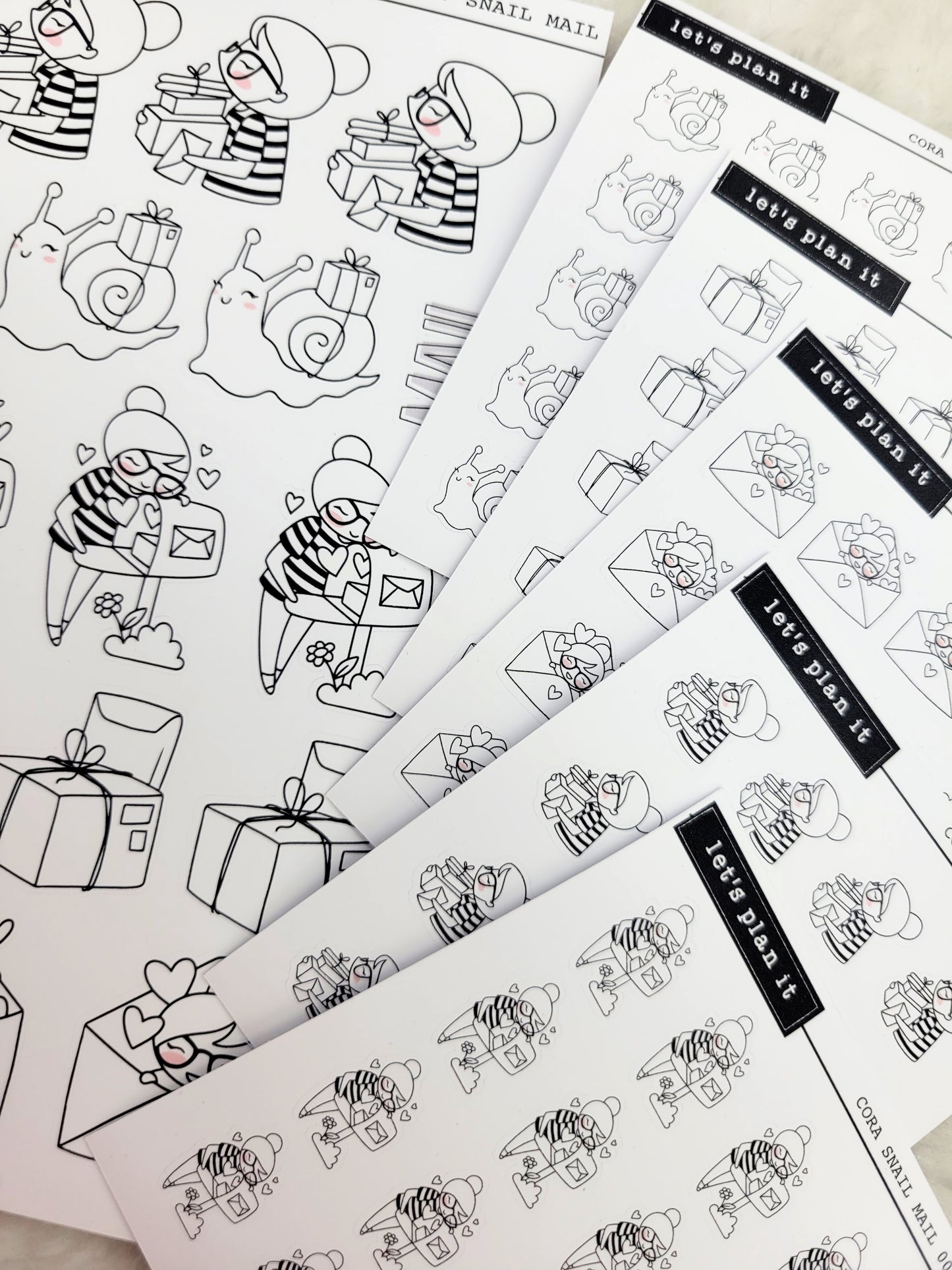 Cora | Snail Mail | character stickers