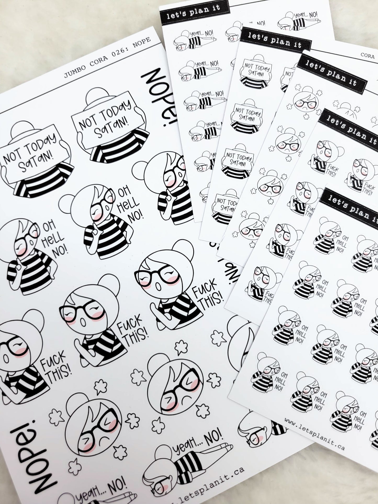 Cora | Nope | character stickers