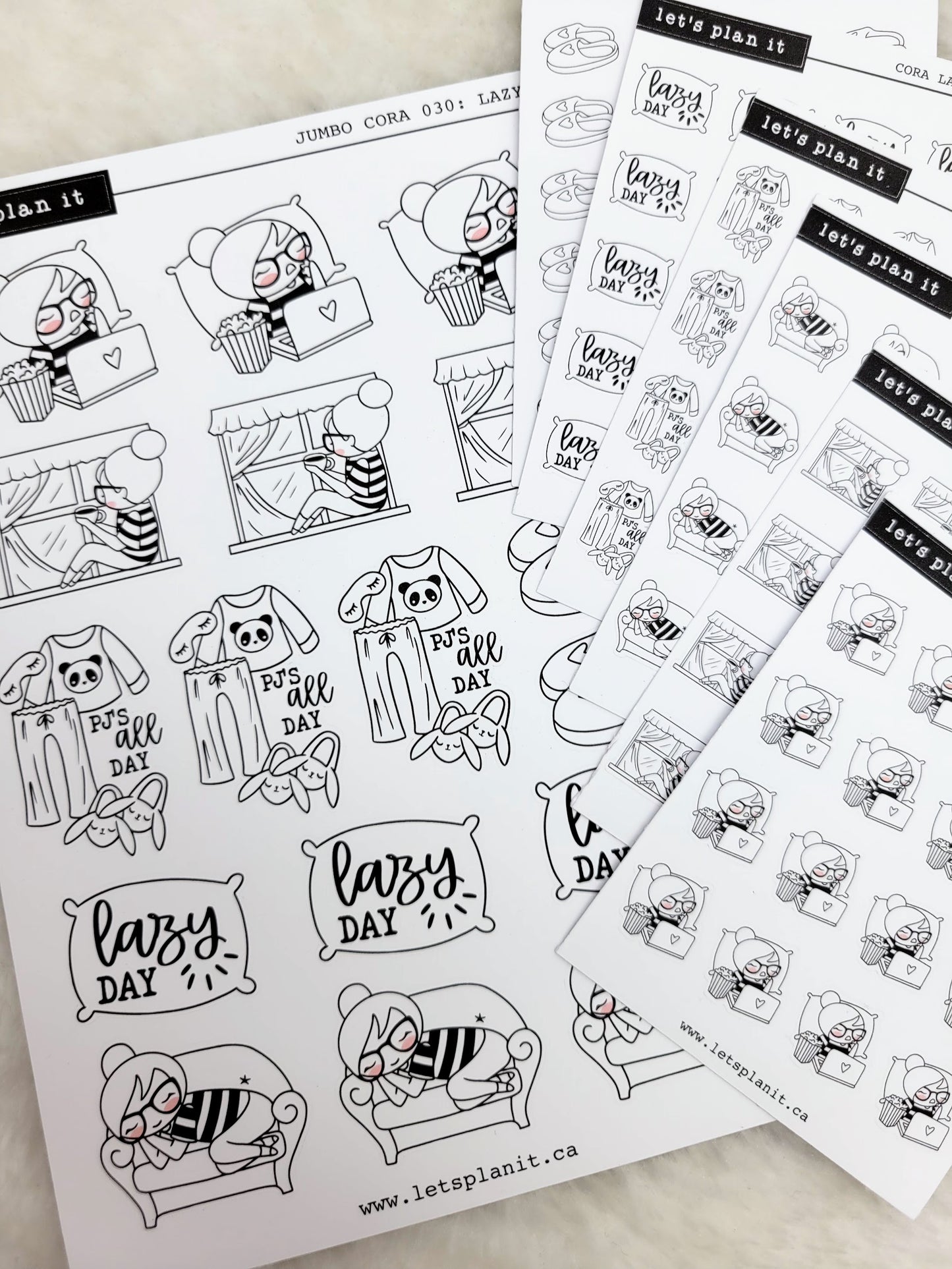 Cora | Lazy Day | character stickers