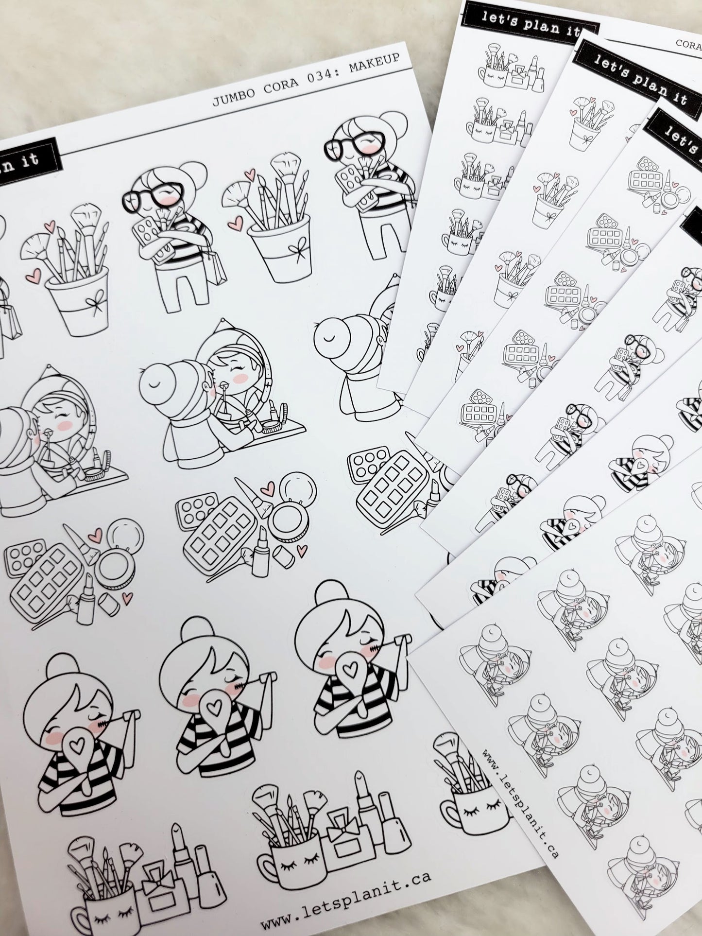 Cora | Makeup | character stickers