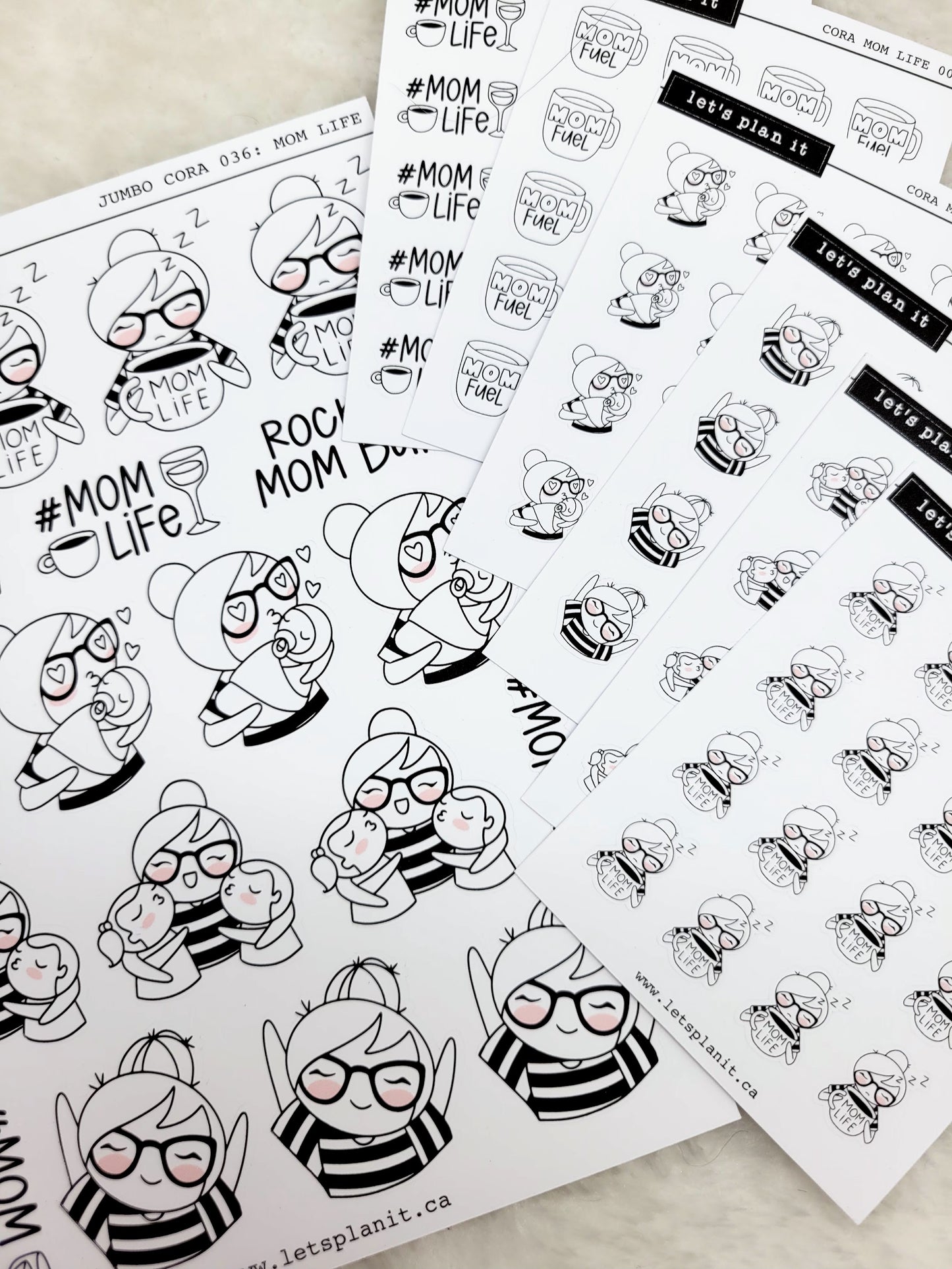 Cora | Mom Life | character stickers