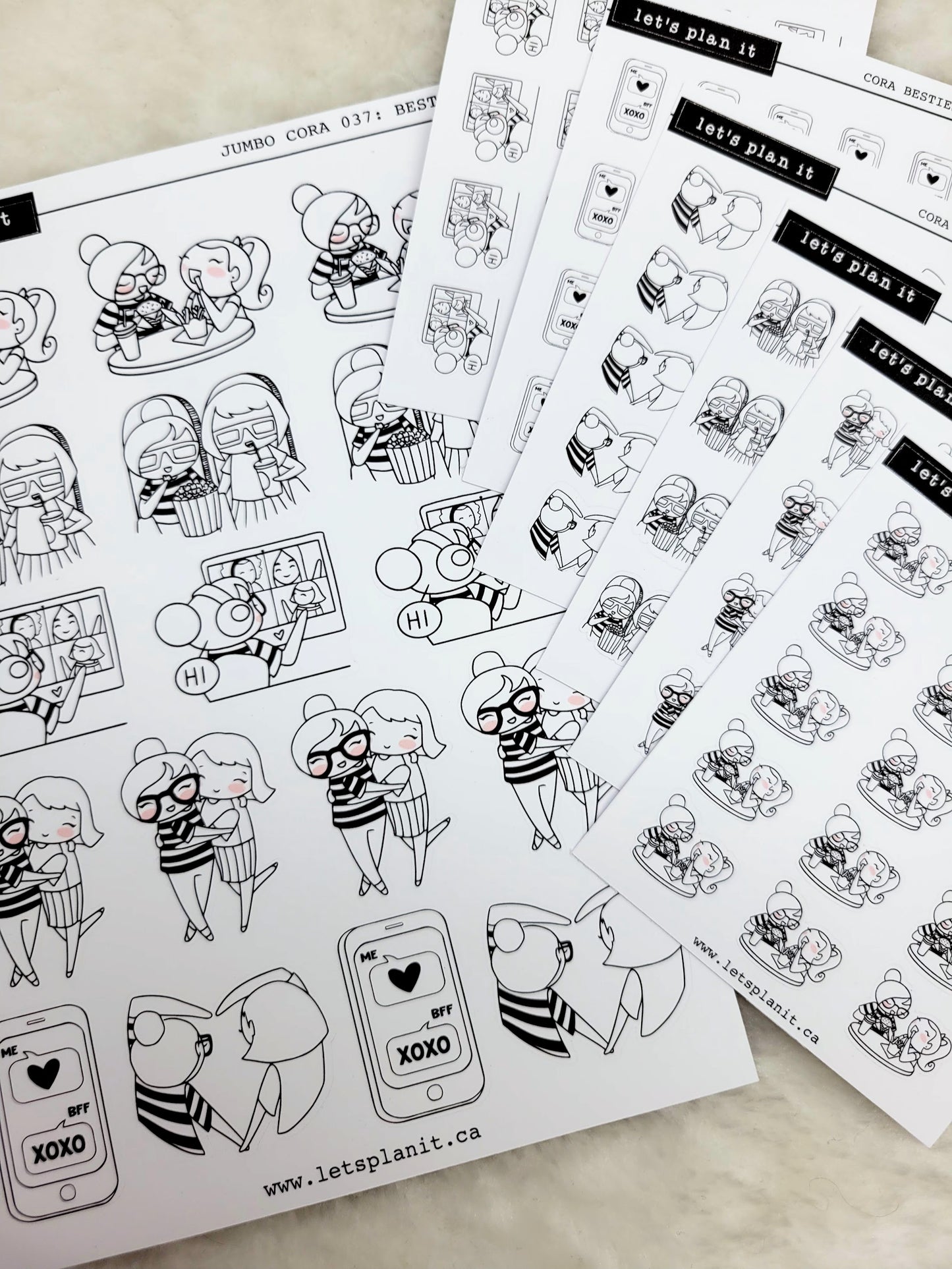 Cora | Besties | character stickers