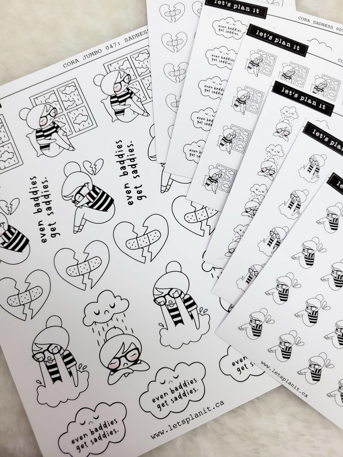 Cora | SADNESS | character stickers