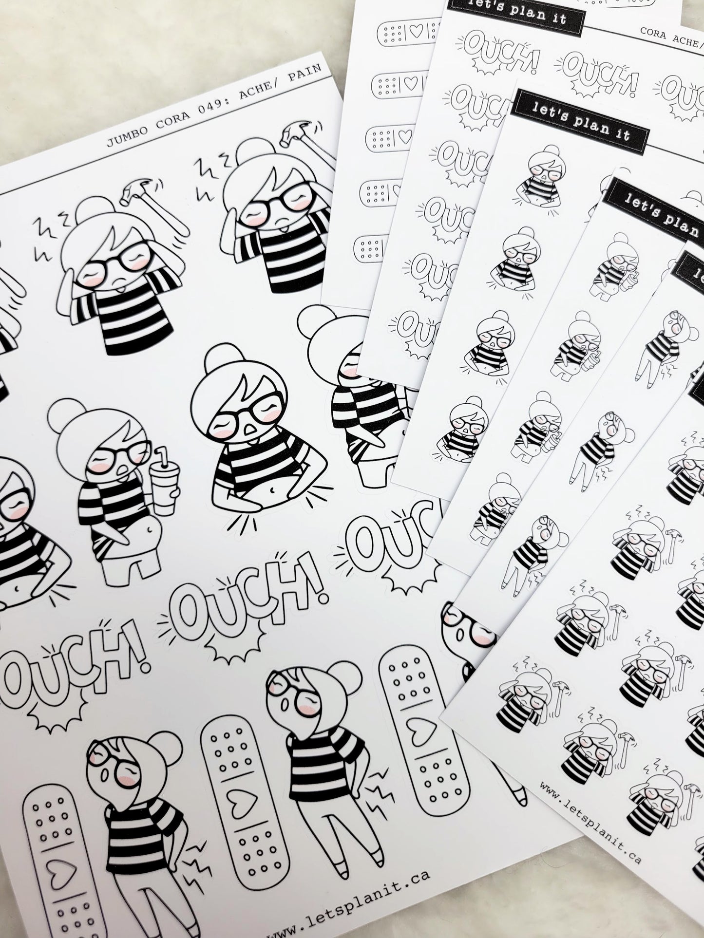 Cora | Ache/ Pain | character stickers