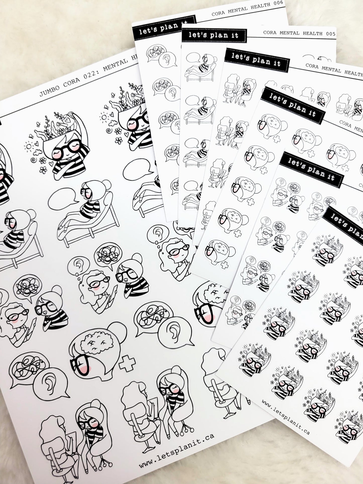 Cora | Therapy/ Mental Health | character stickers
