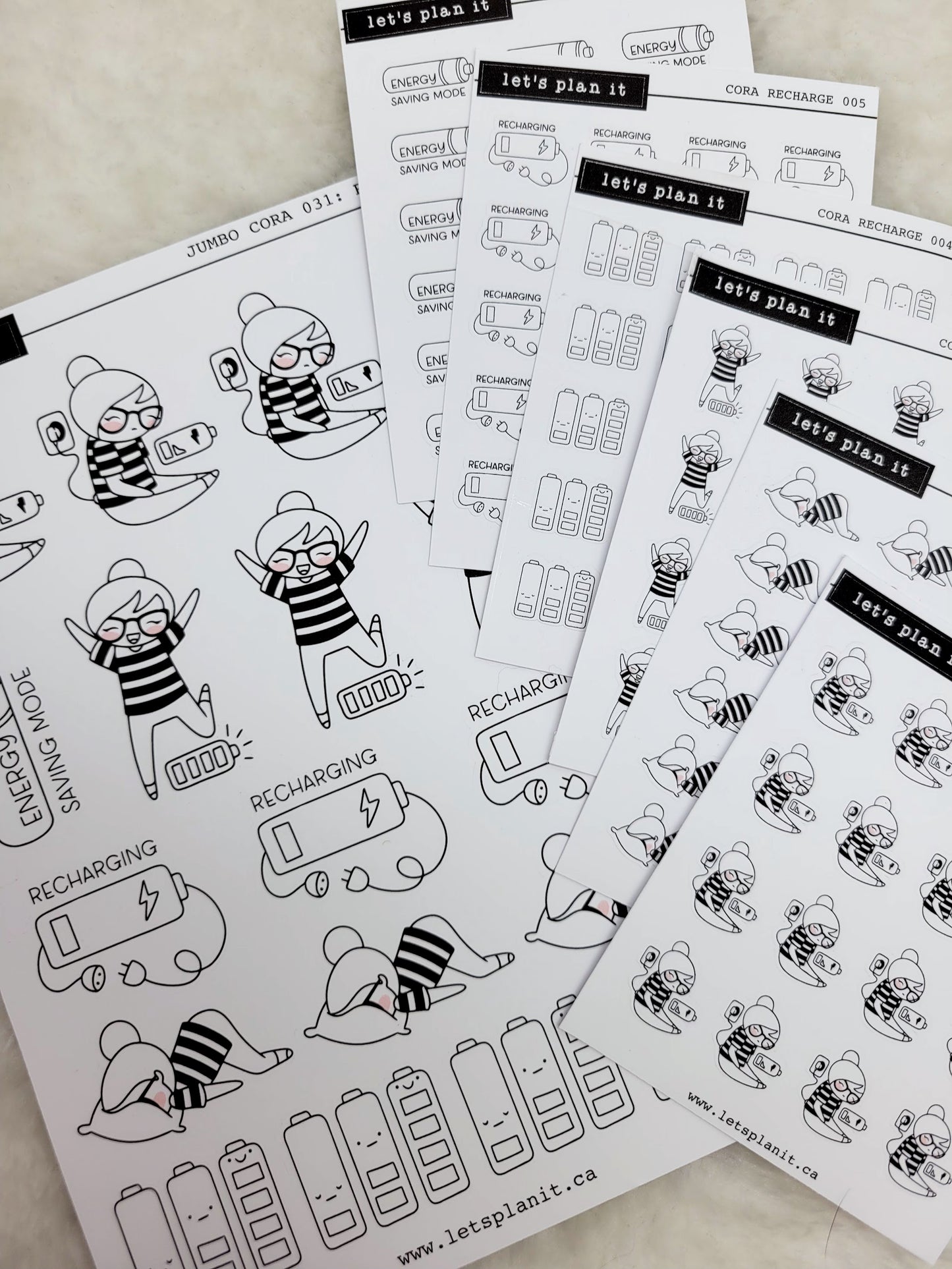 Cora | Recharge | character stickers