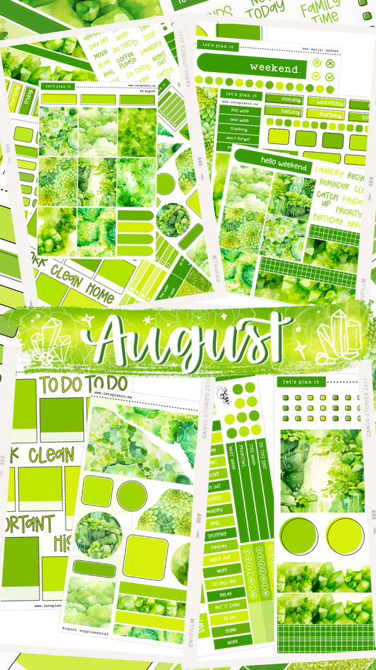 BIRTHSTONE COLLECTION | August | Weekly Kits