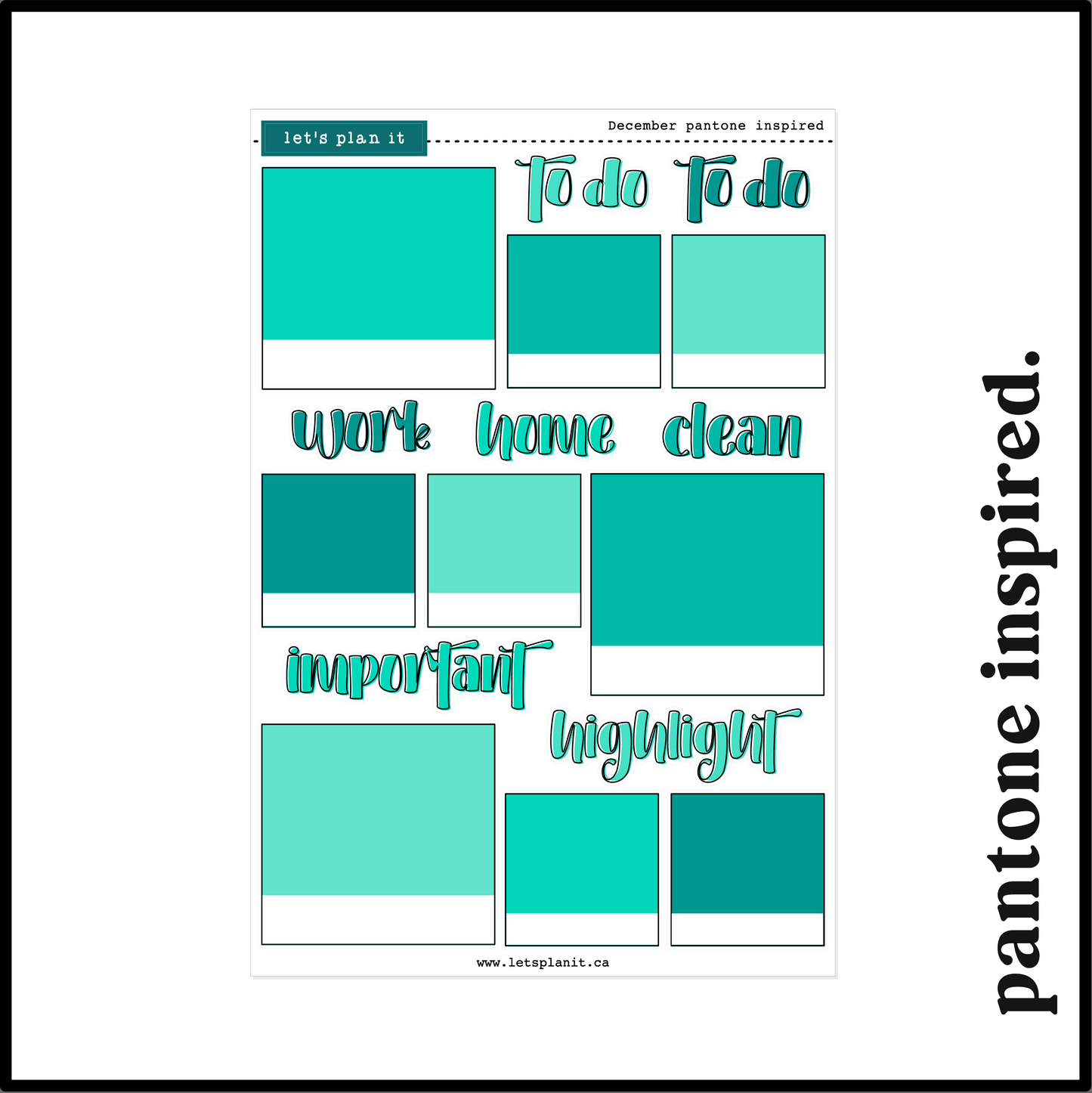 BIRTHSTONE COLLECTION | December | Weekly Kits