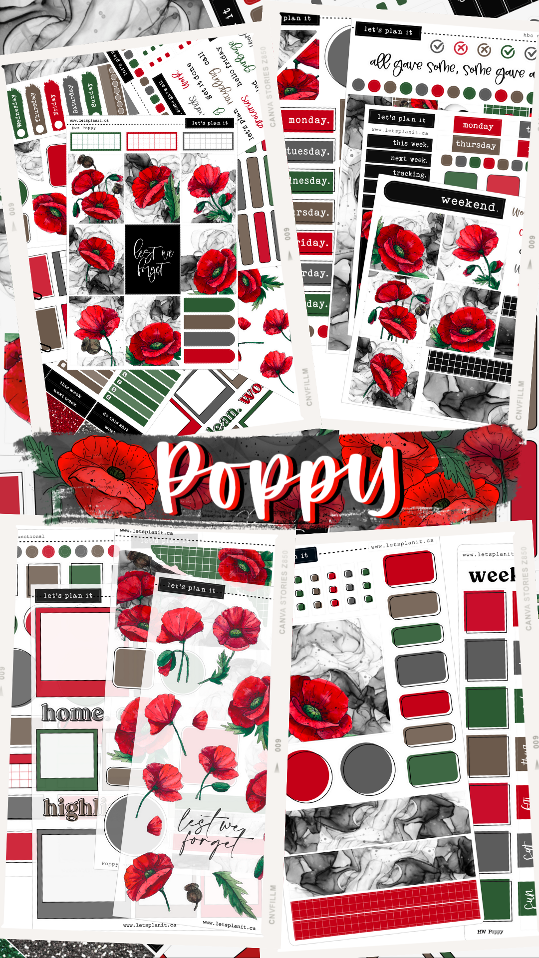 POPPY COLLECTION | Weekly Kits