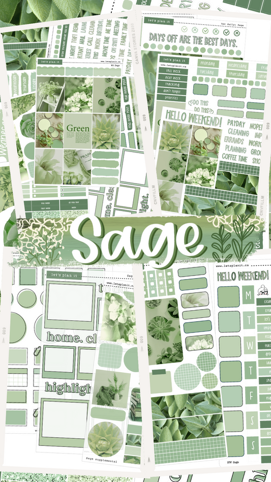 SAGE COLLECTION | Weekly Kits