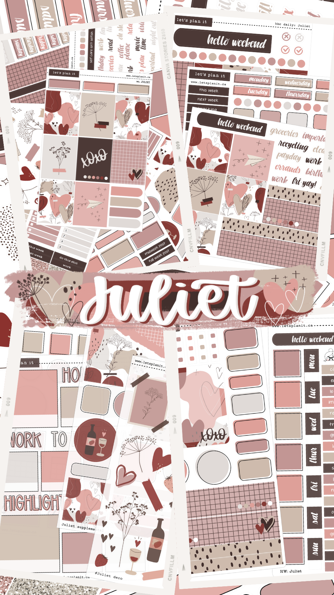 JULIET COLLECTION | Weekly Kits