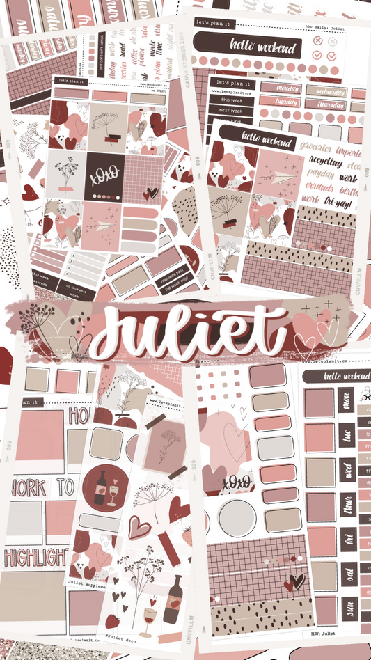 JULIET COLLECTION | Weekly Kits