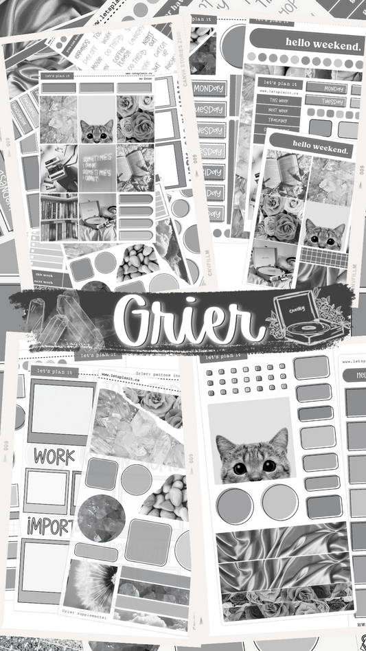 GRIER COLLECTION | Weekly Kits