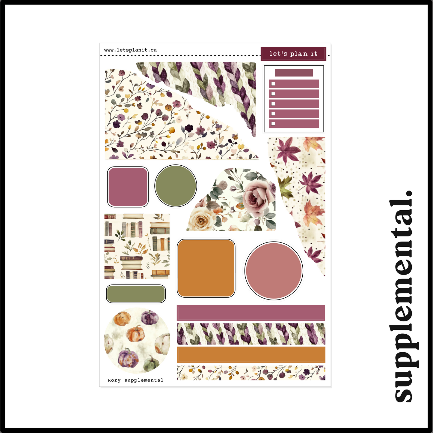 RORY COLLECTION | Weekly Kits
