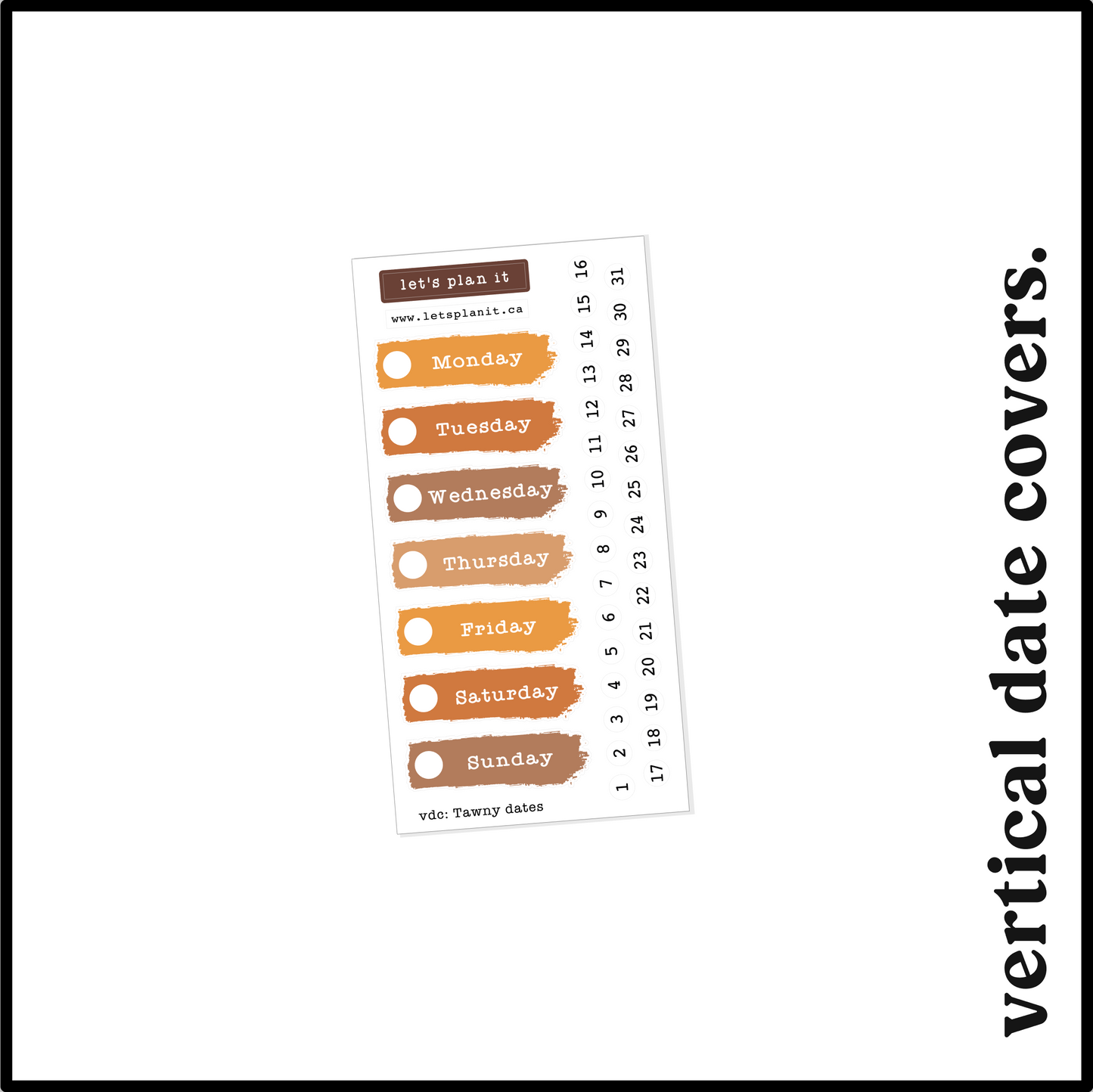 TAWNY COLLECTION | Weekly Kits