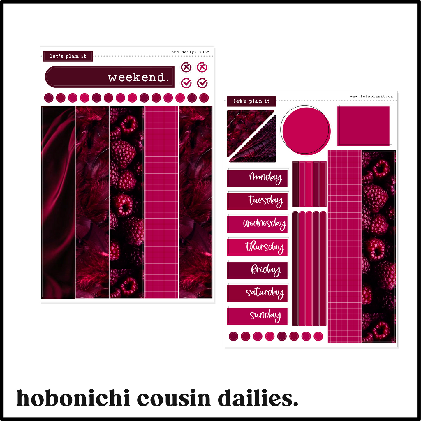 RUBY COLLECTION | Weekly Kits