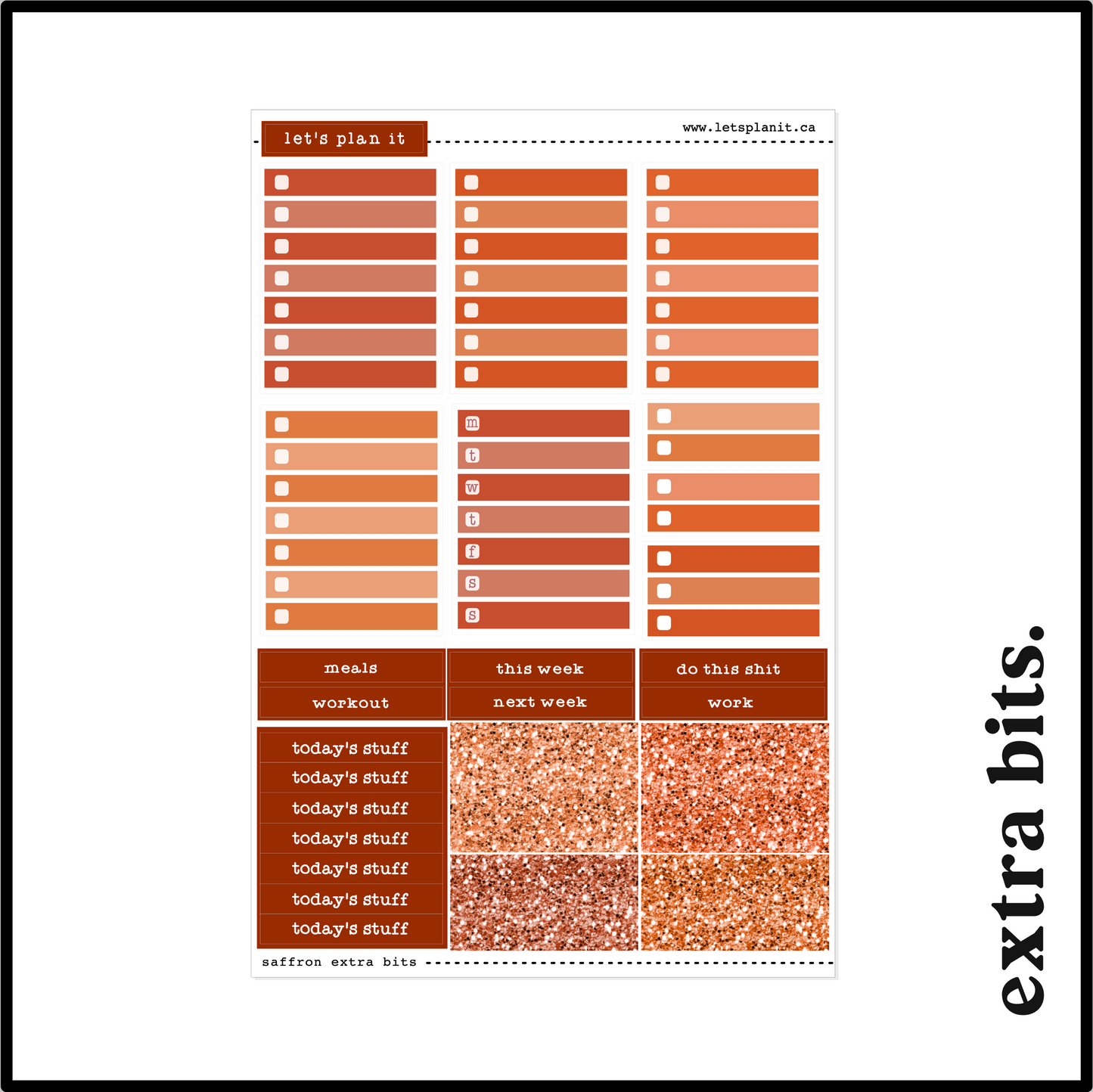 SAFFRON COLLECTION | Weekly Kits