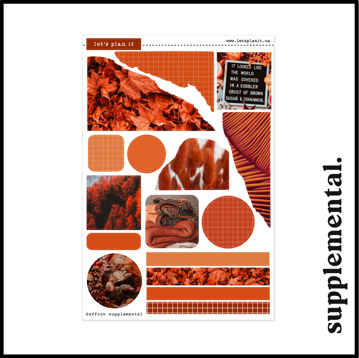 SAFFRON COLLECTION | Weekly Kits