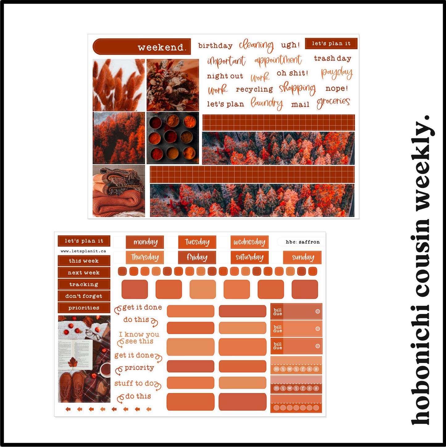 SAFFRON COLLECTION | Weekly Kits