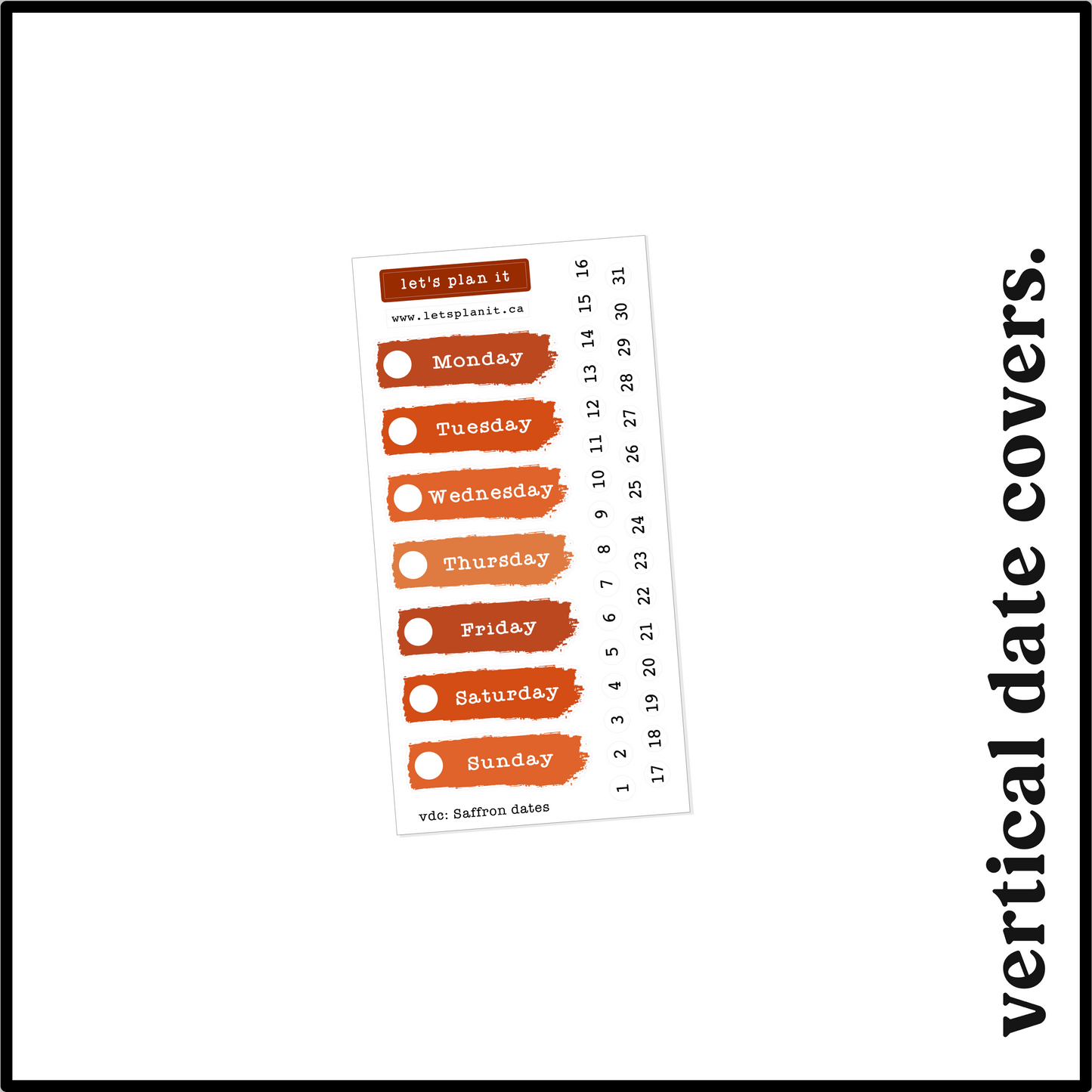 SAFFRON COLLECTION | Weekly Kits
