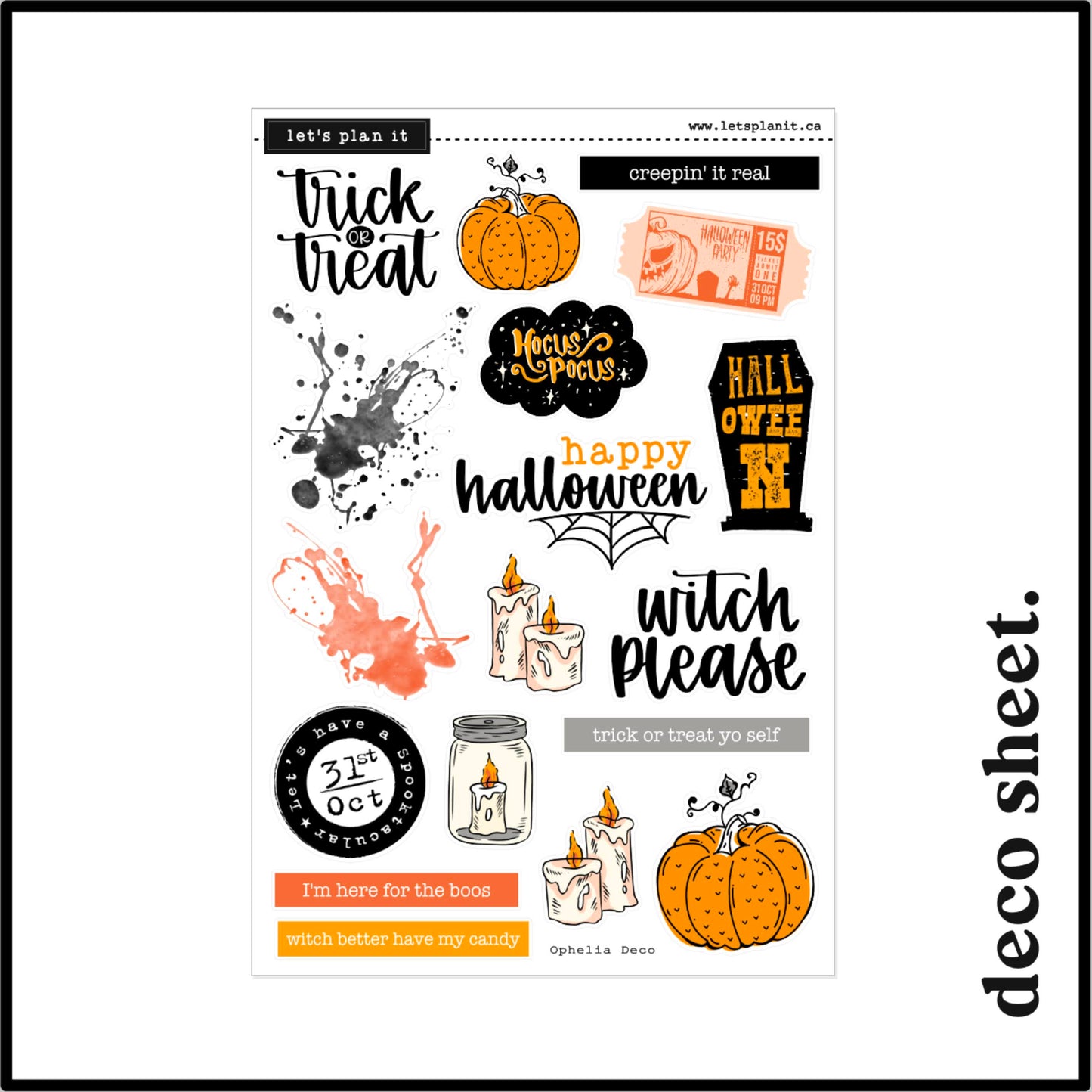 OPHELIA COLLECTION | Weekly Kits