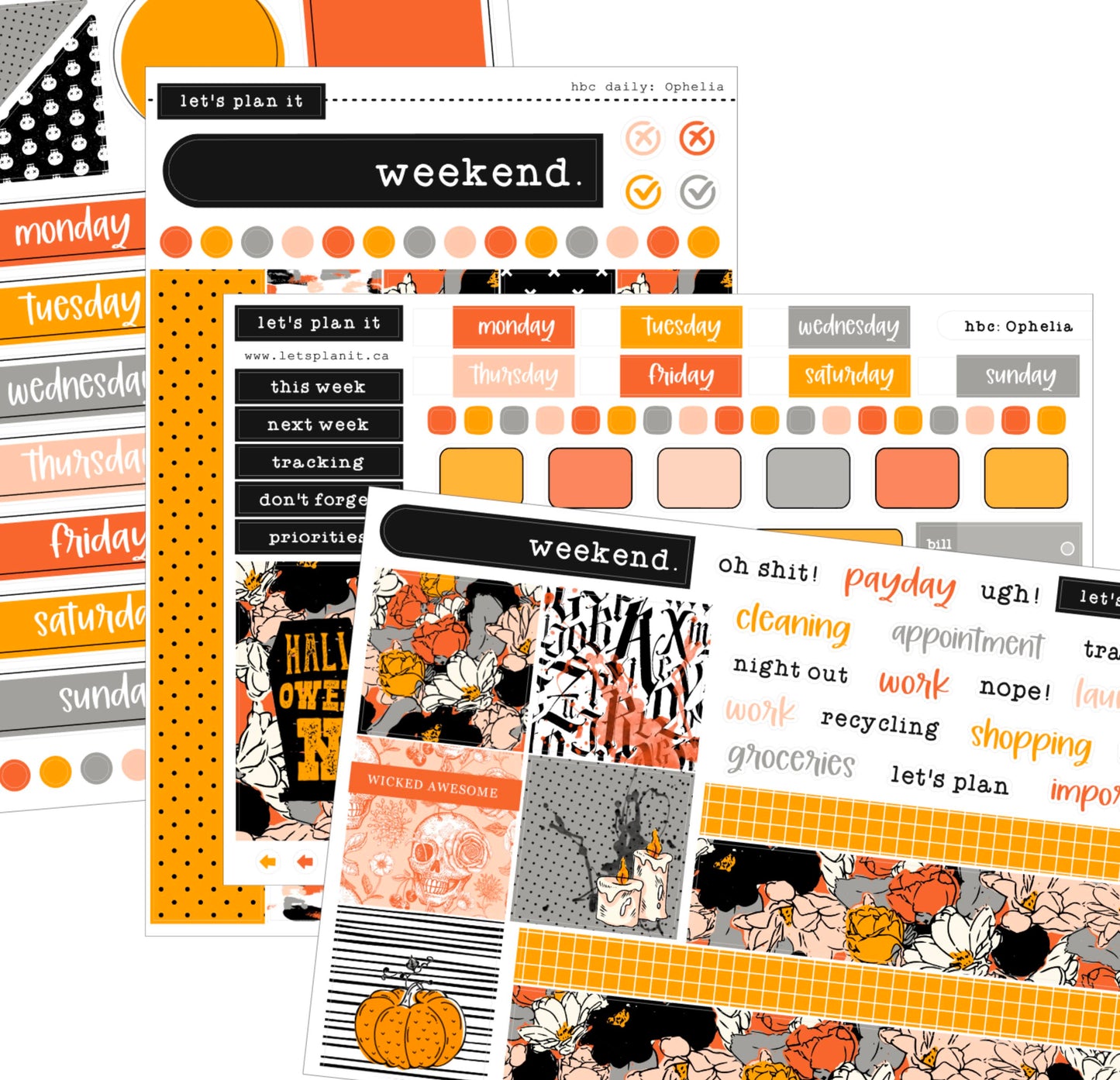 OPHELIA COLLECTION | Weekly Kits