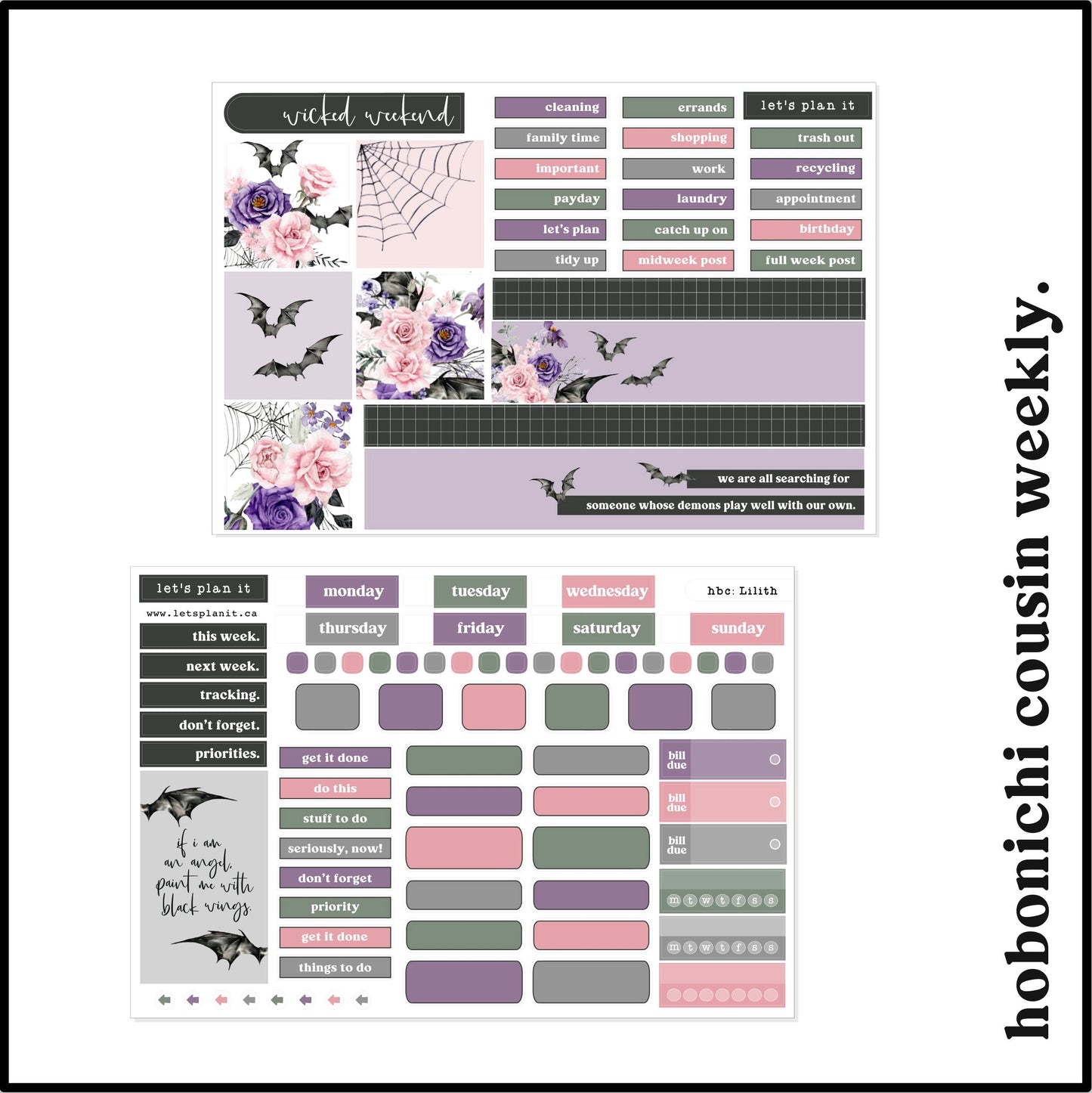 LILITH COLLECTION | Weekly Kits