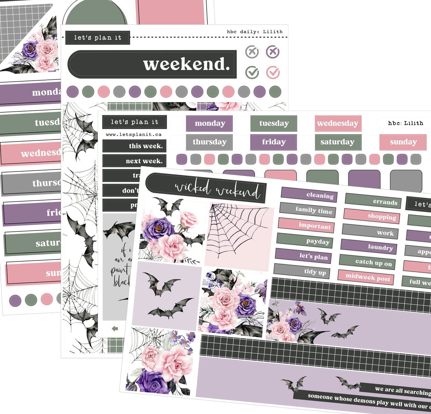 LILITH COLLECTION | Weekly Kits