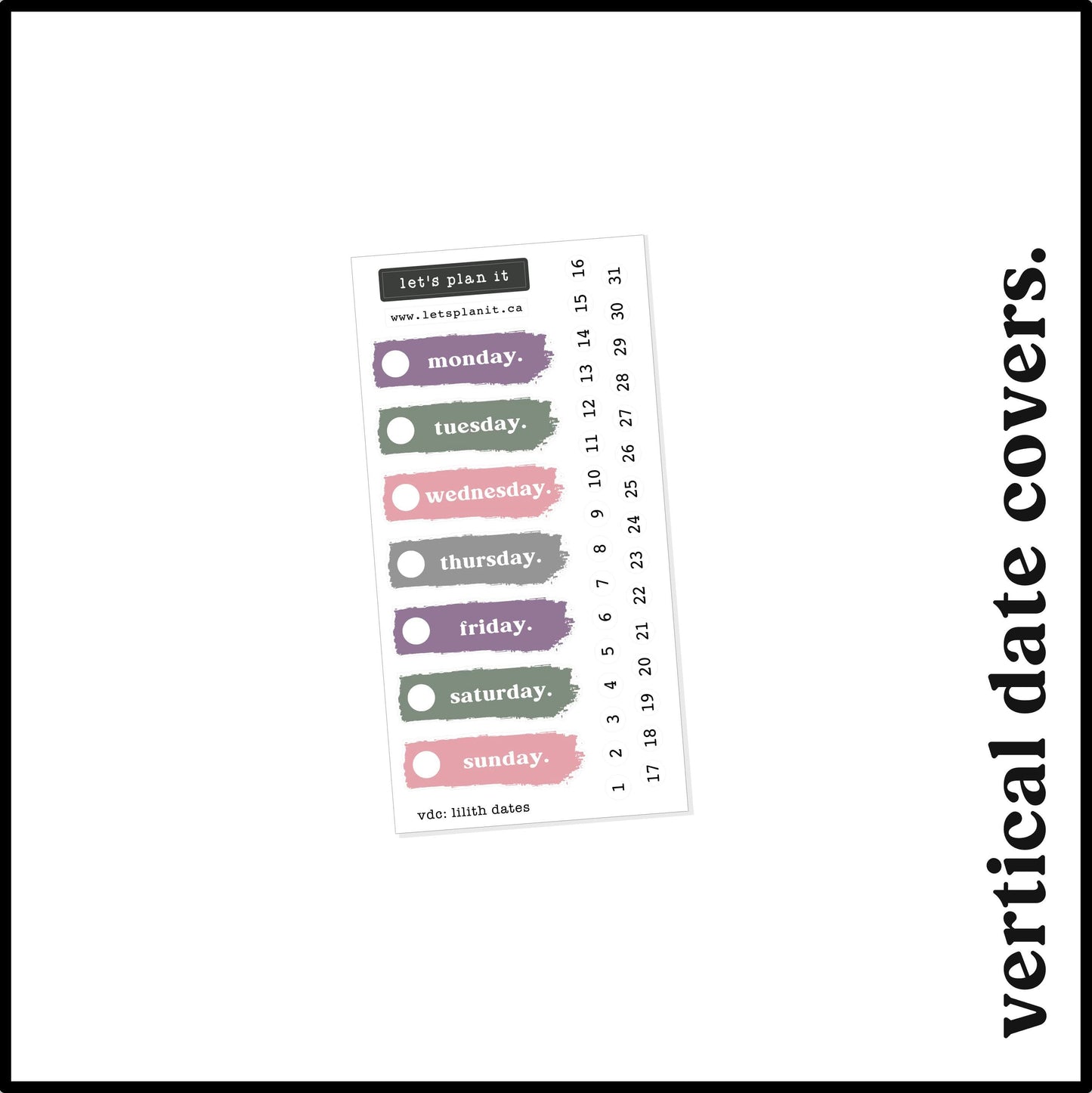 LILITH COLLECTION | Weekly Kits