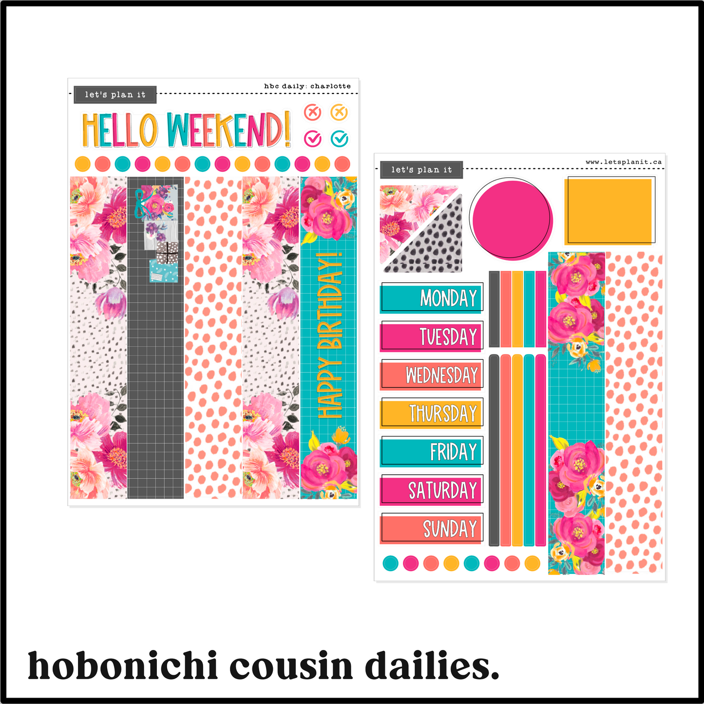 CHARLOTTE COLLECTION | Weekly Kits