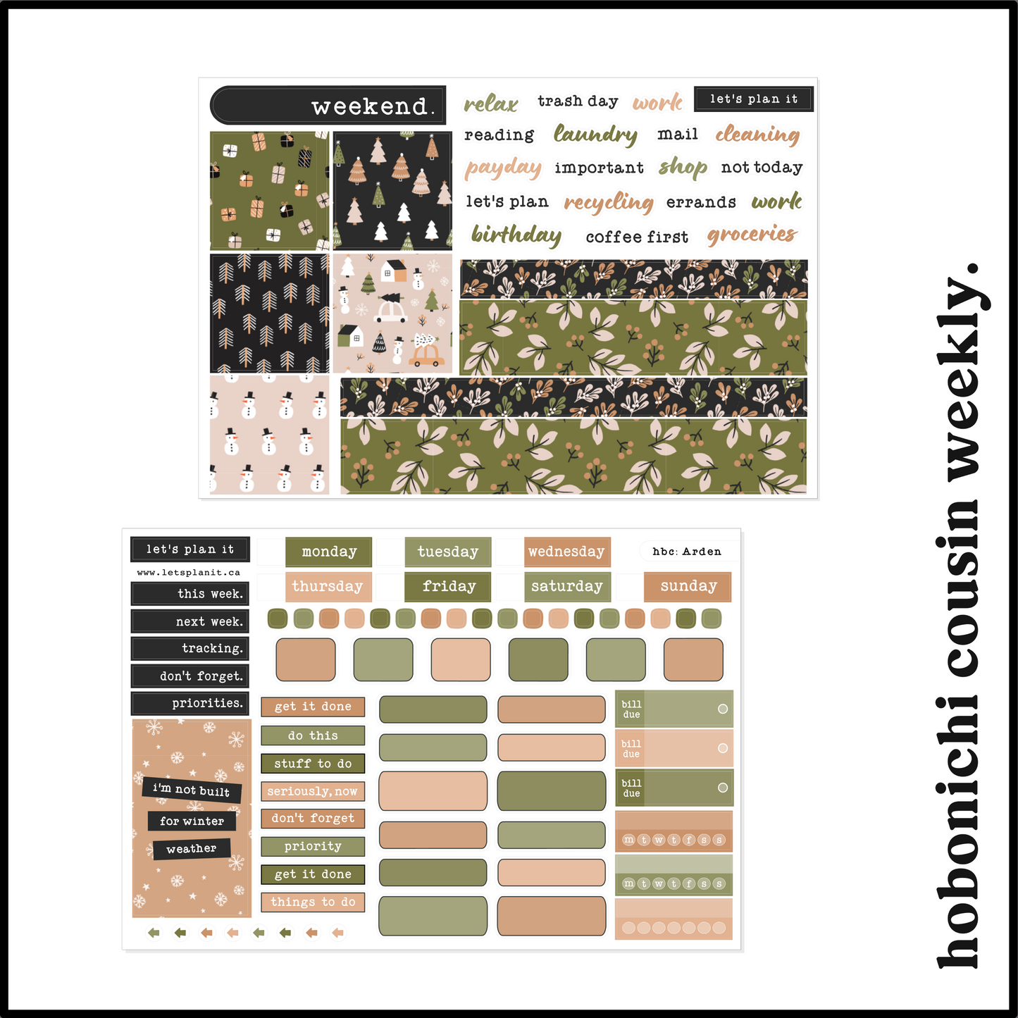 ARDEN COLLECTION | Weekly Kits