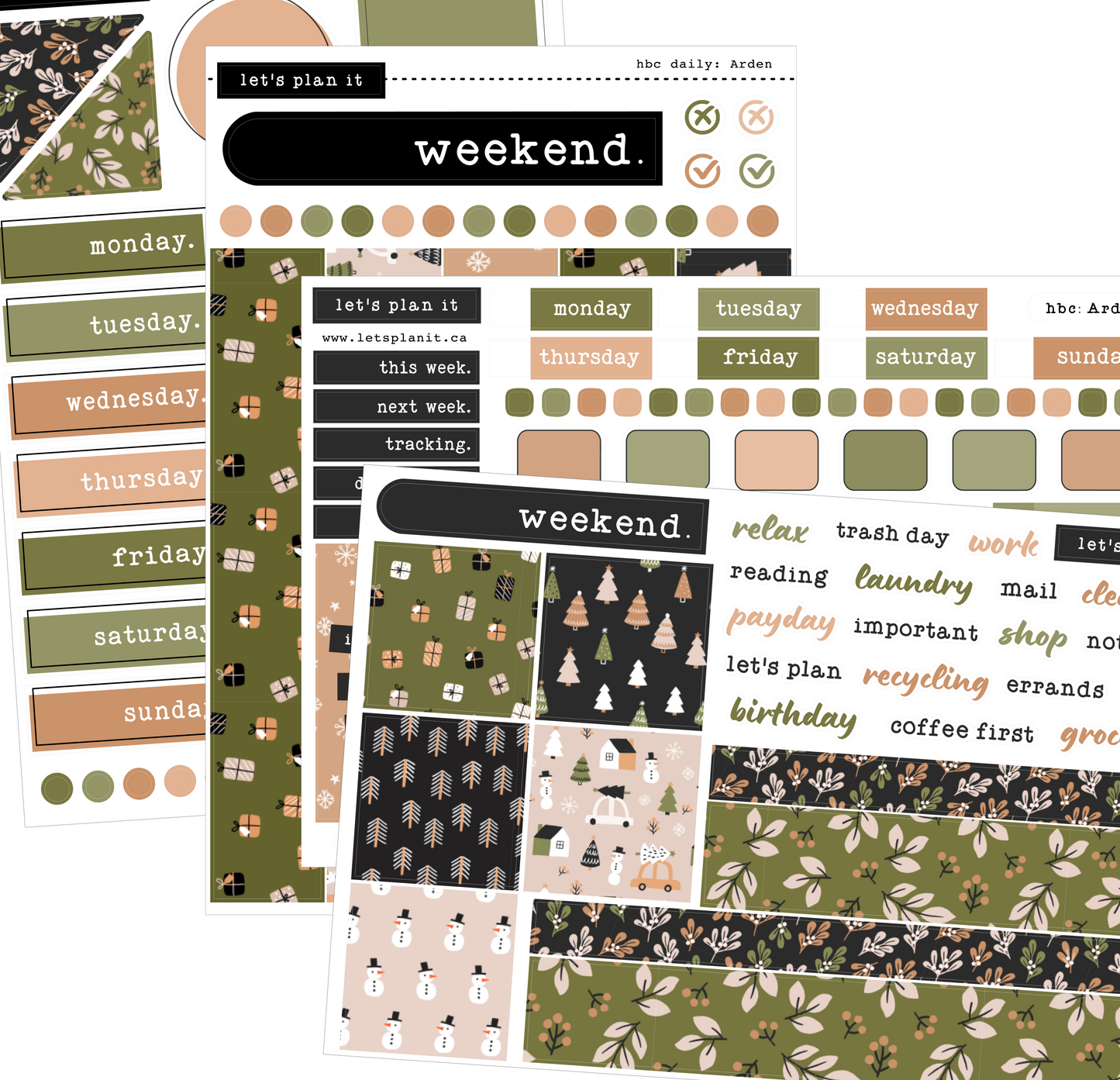 ARDEN COLLECTION | Weekly Kits