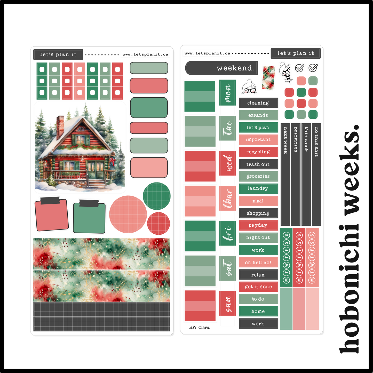 CLARA COLLECTION | Weekly Kits
