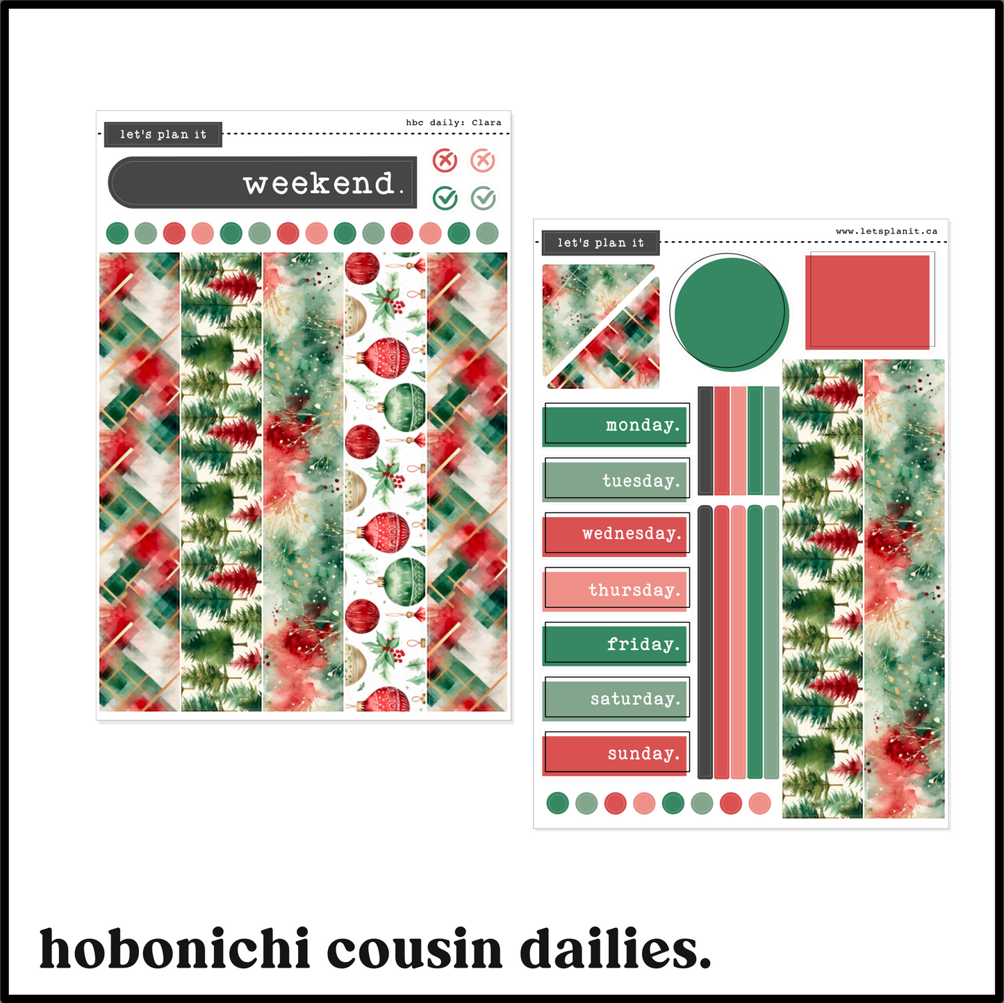 CLARA COLLECTION | Weekly Kits