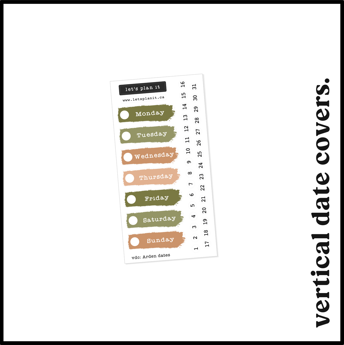 ARDEN COLLECTION | Weekly Kits