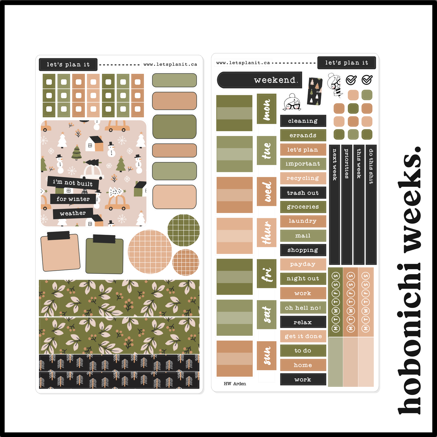 ARDEN COLLECTION | Weekly Kits