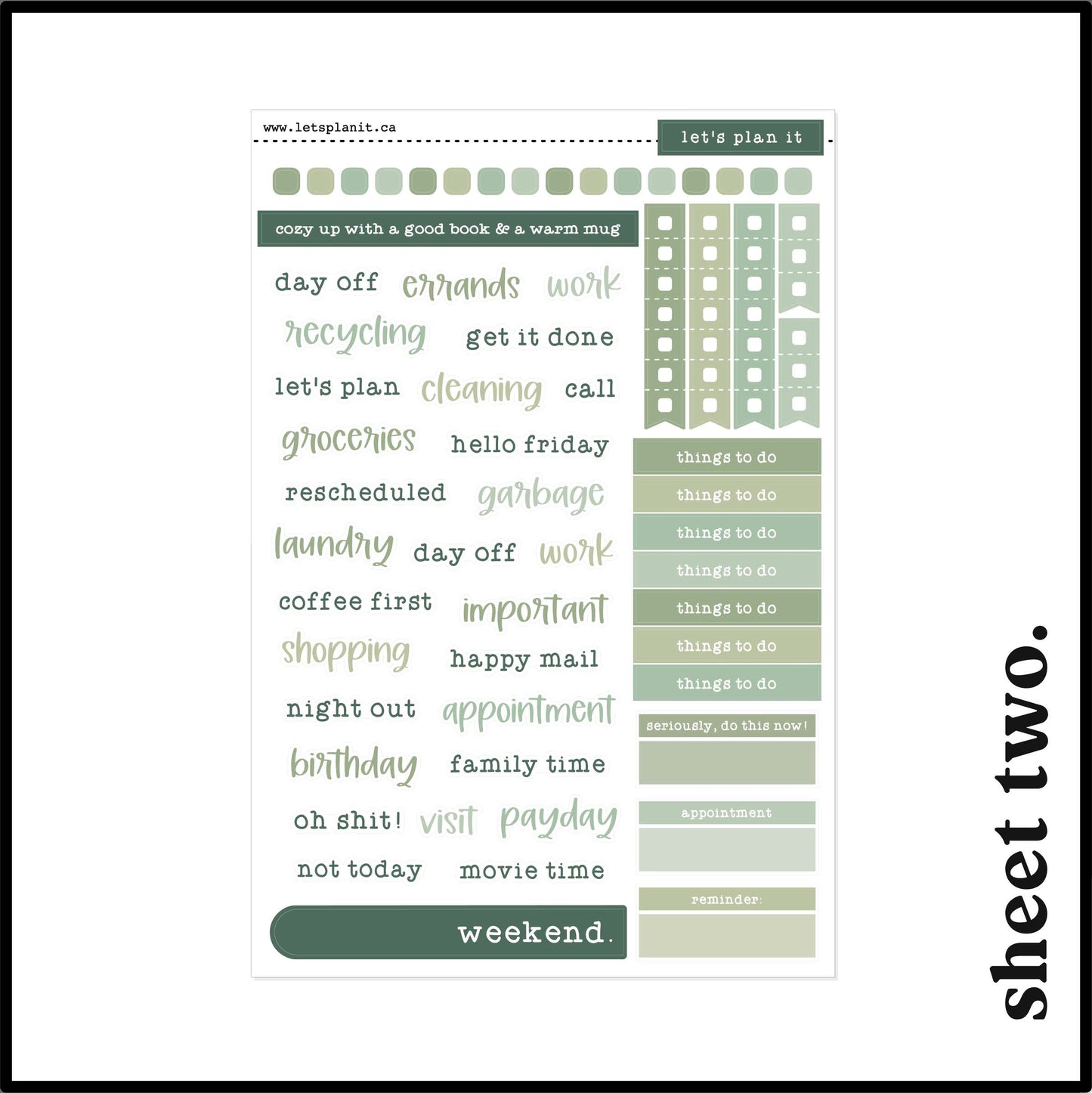 SYLVIA COLLECTION | Weekly Kits