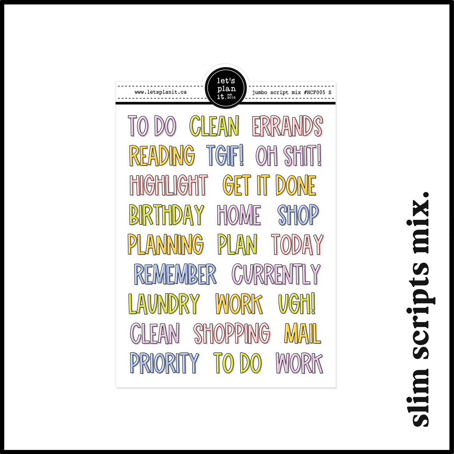 SPRING FUNCTIONALS | Planning Essentials