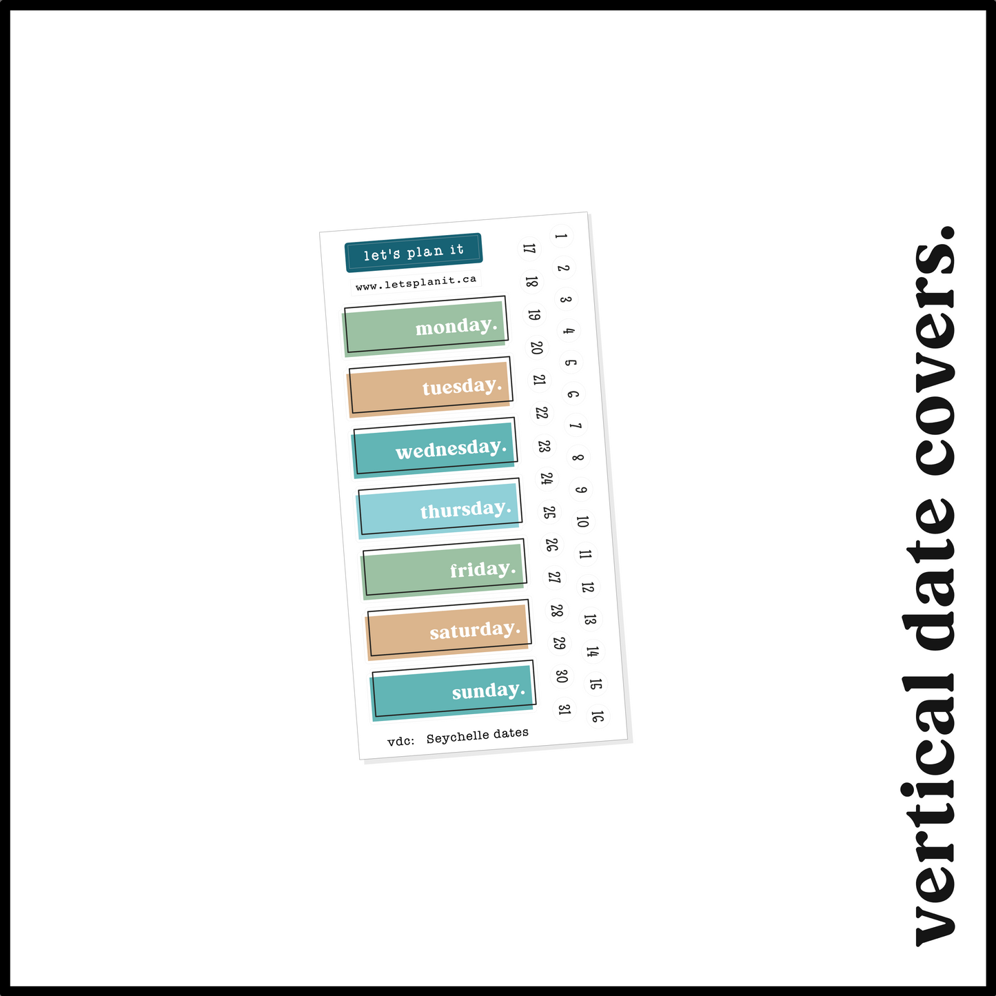 SEYCHELLE COLLECTION | Weekly Kits