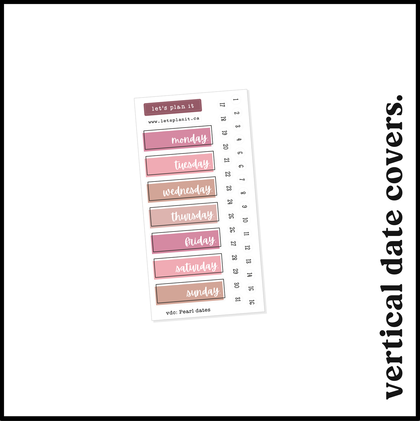 PEARL COLLECTION | Weekly Kits