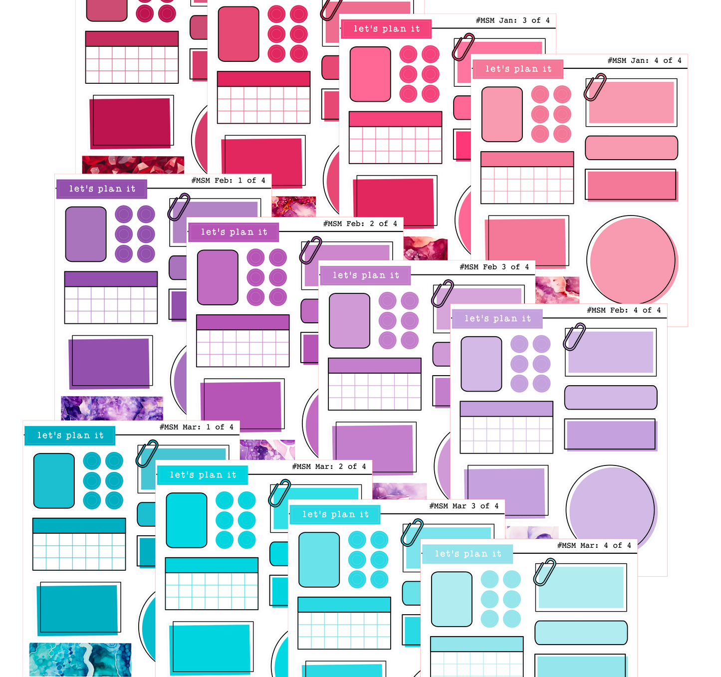 BIRTHSTONE COLLECTIONS | Premium Matte paper