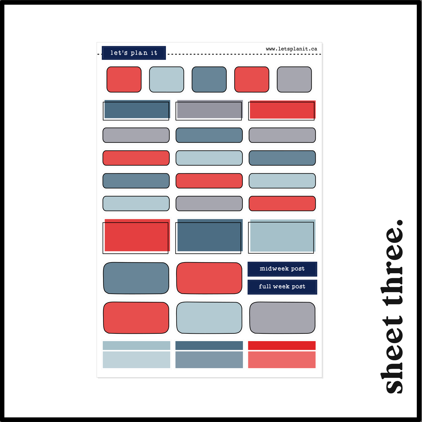 AMERICA COLLECTION | Weekly Kits