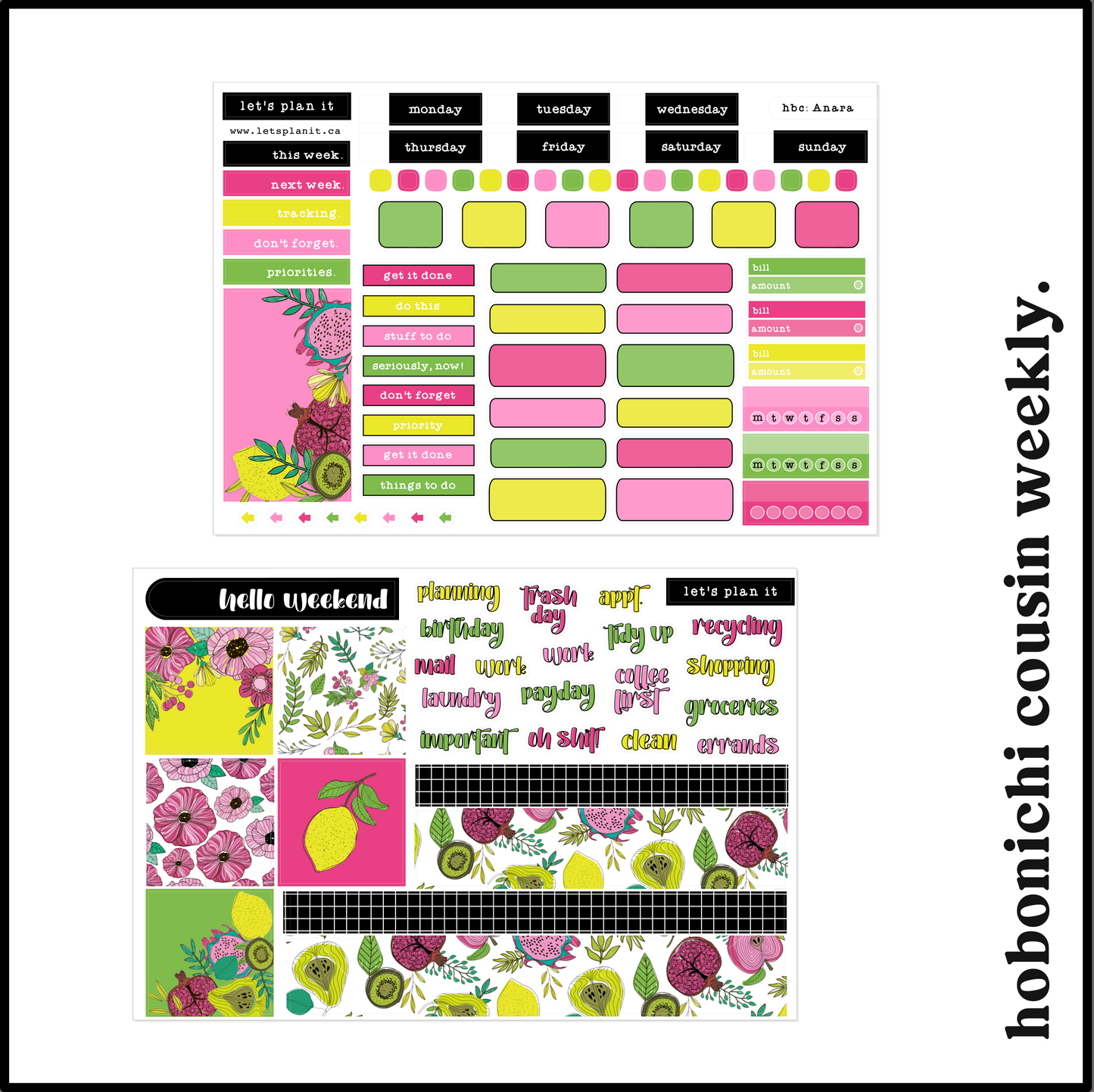 ANARA COLLECTION | Weekly Kits