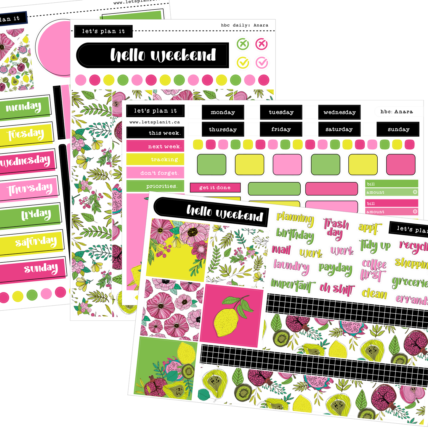 ANARA COLLECTION | Weekly Kits