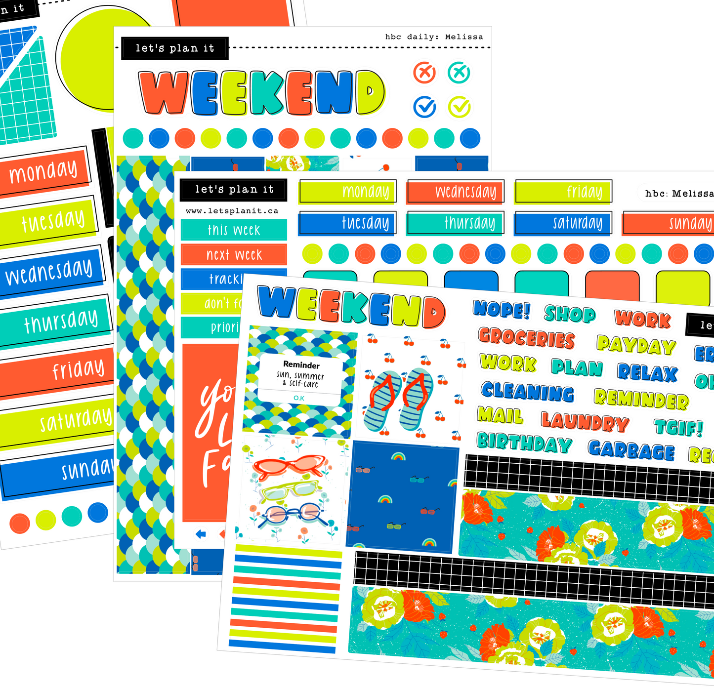 MELISSA COLLECTION | Weekly Kits